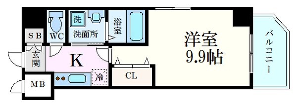 Ｂｏｎｈｅｕｒ平和大通りの物件間取画像